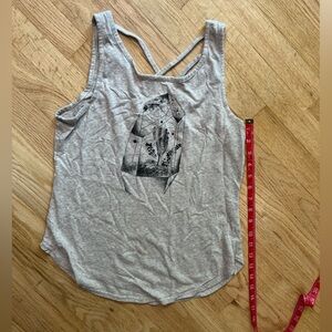 Urban Outfitters Gray Cut Out Tank Top